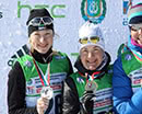 Ольга Шестирикова завоевала серебряную медаль в гонке преследования по биатлону