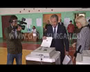 Алексей Кокорин проголосовал на избирательном участке в здании шадринской спортивной школы