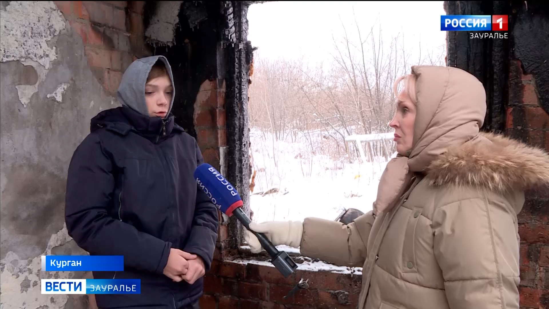 Подросток спас из пожара двух младших братьев и сестрёнку